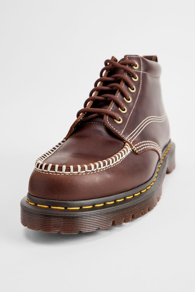 Botas de Tobillo de Cuero con Punta Moc Lowell Butterscotch Dr. Martens #3