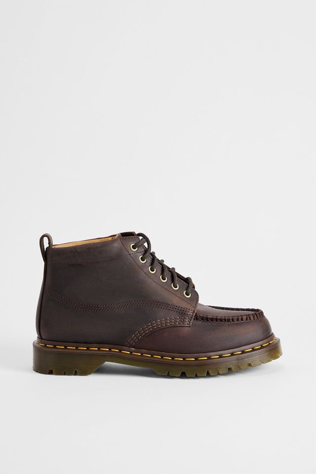 Scarpe Chukka in Pelle Lowell a 6 Occhielli Marrone Scuro Dr. Martens #1