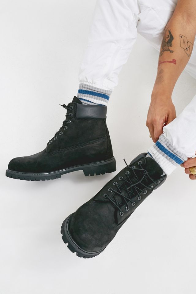 Timberland Classic Black 6-Inch Work Boots #5