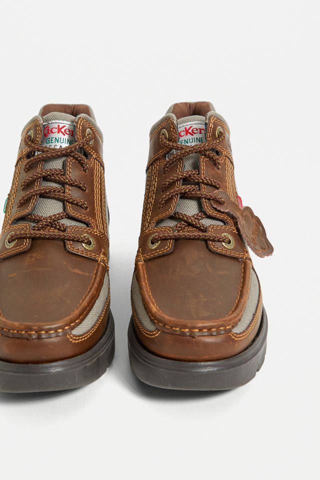 Kickers - Chaussures bateau montantes Lennon marron #1
