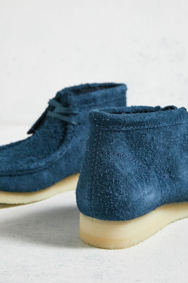 Clarks wallabee deep store blue