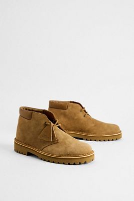 Clarks Desert 2456 Rock Stiefel aus Sand-Wildleder