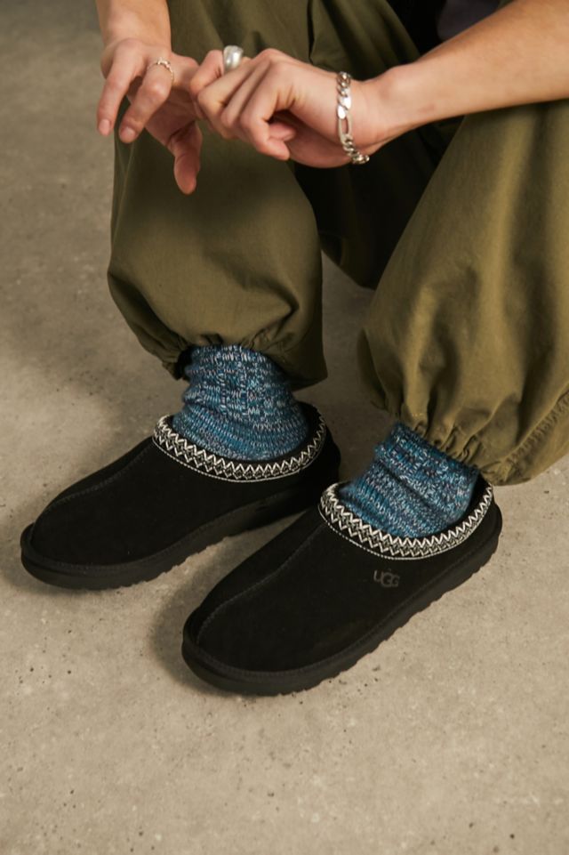 Black ugg tasman clearance slippers