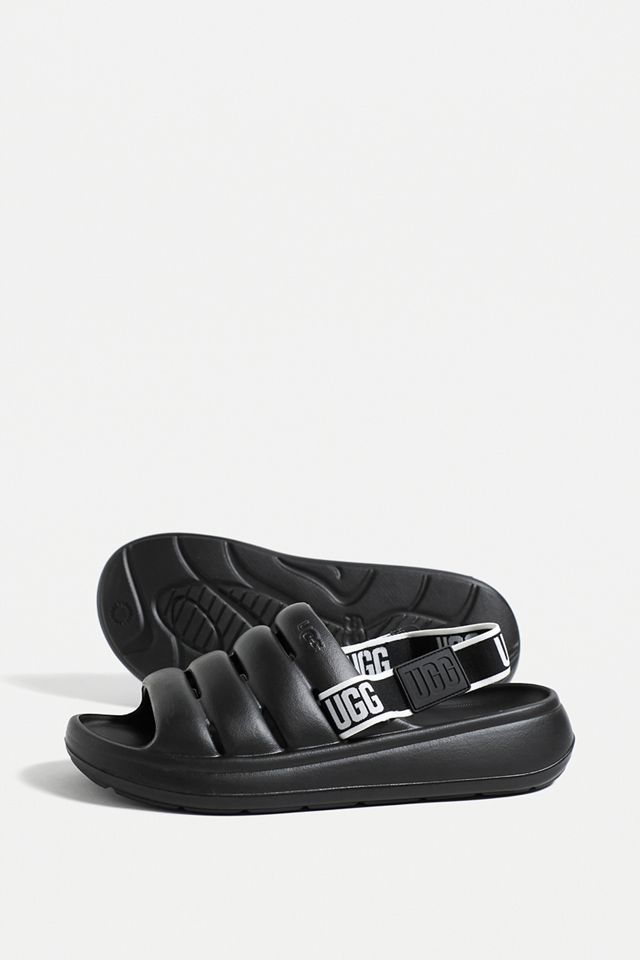 UGG Black Sport Yeah Slider Sandals #3