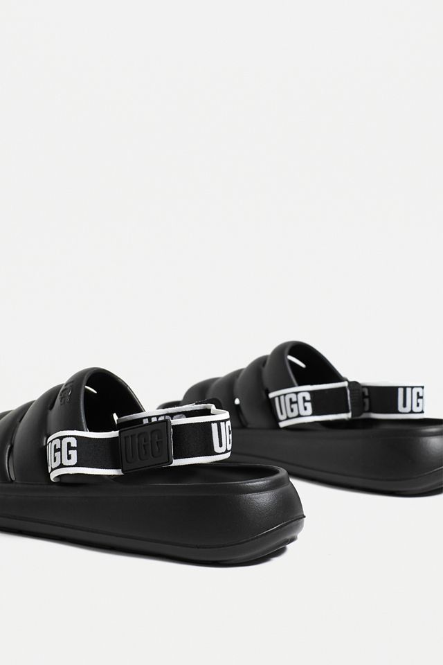 UGG Black Sport Yeah Slider Sandals #4