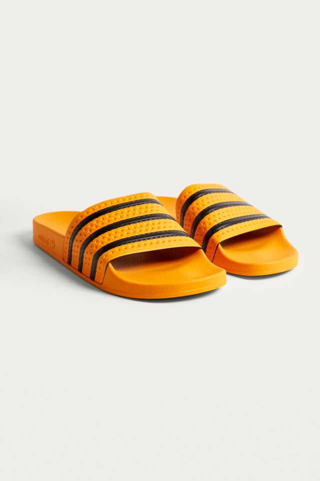 Adidas gold online sliders