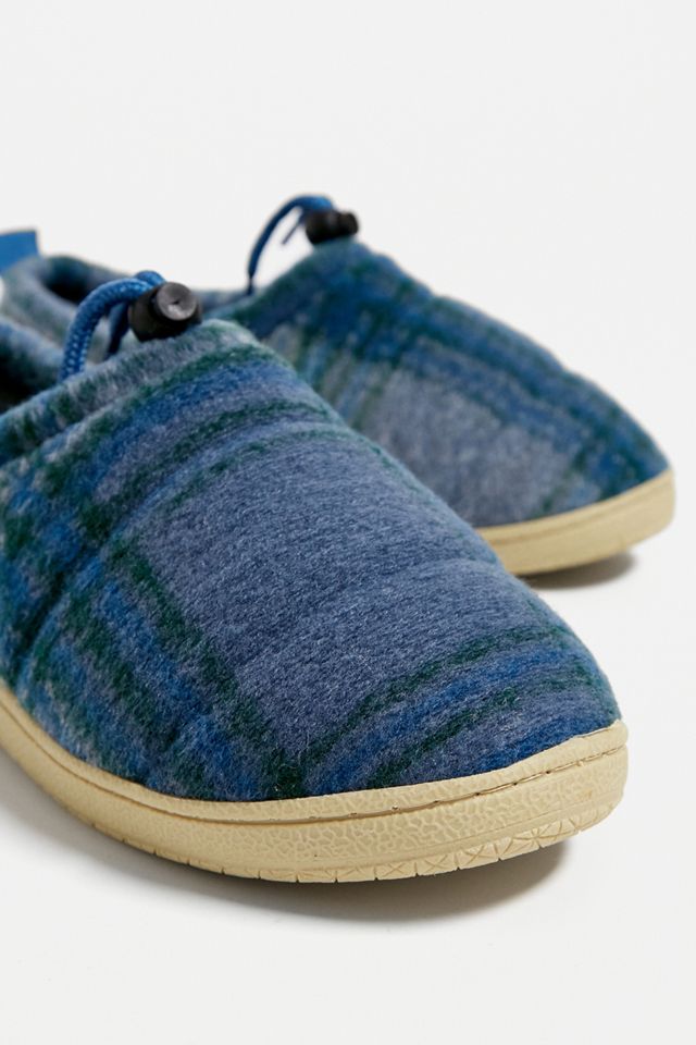 UO Exclusive Wool Check Hardsole Slippers #1