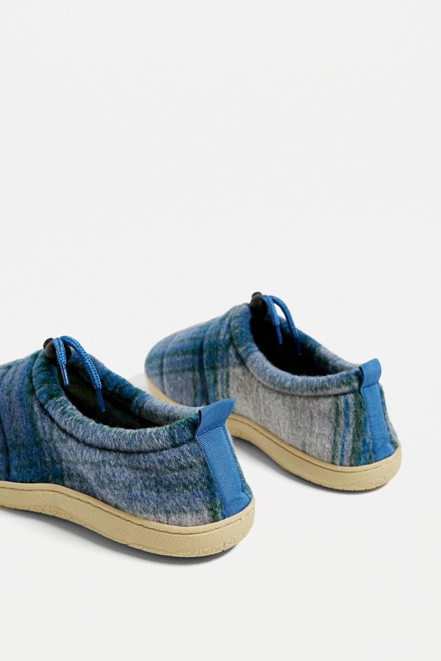 UO Exclusive Wool Check Hardsole Slippers #3