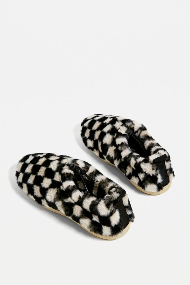 Checkerboard Hard-Sole Slippers | Urban Outfitters UK