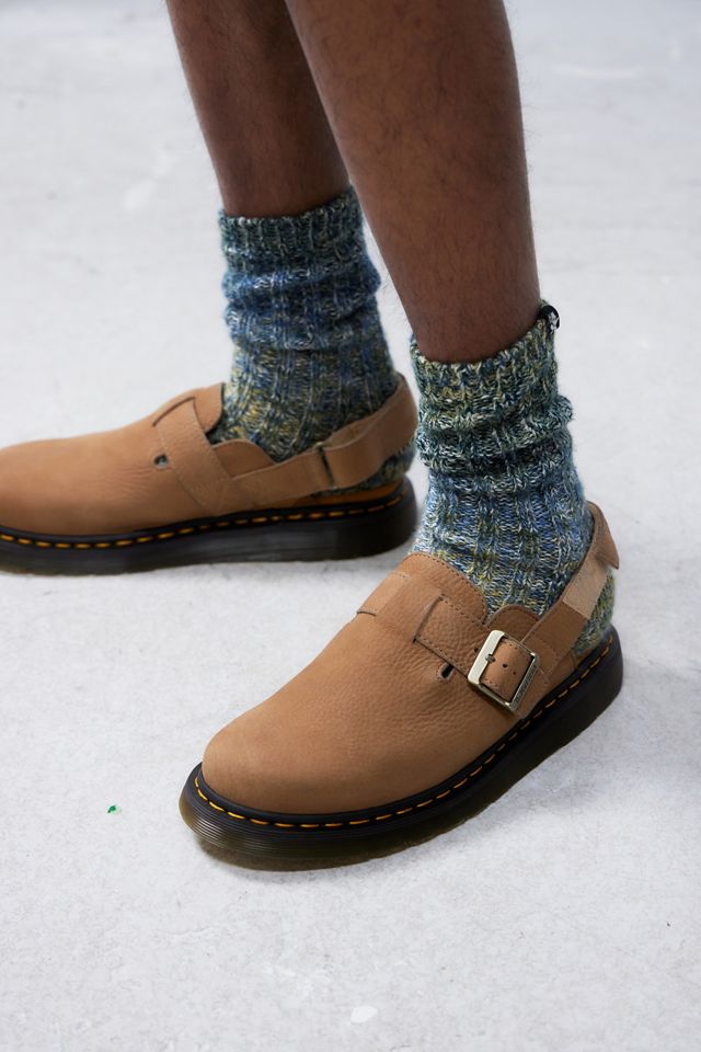 Dr. Martens – Lederschlappen „Jorge II" in Hellbraun #1