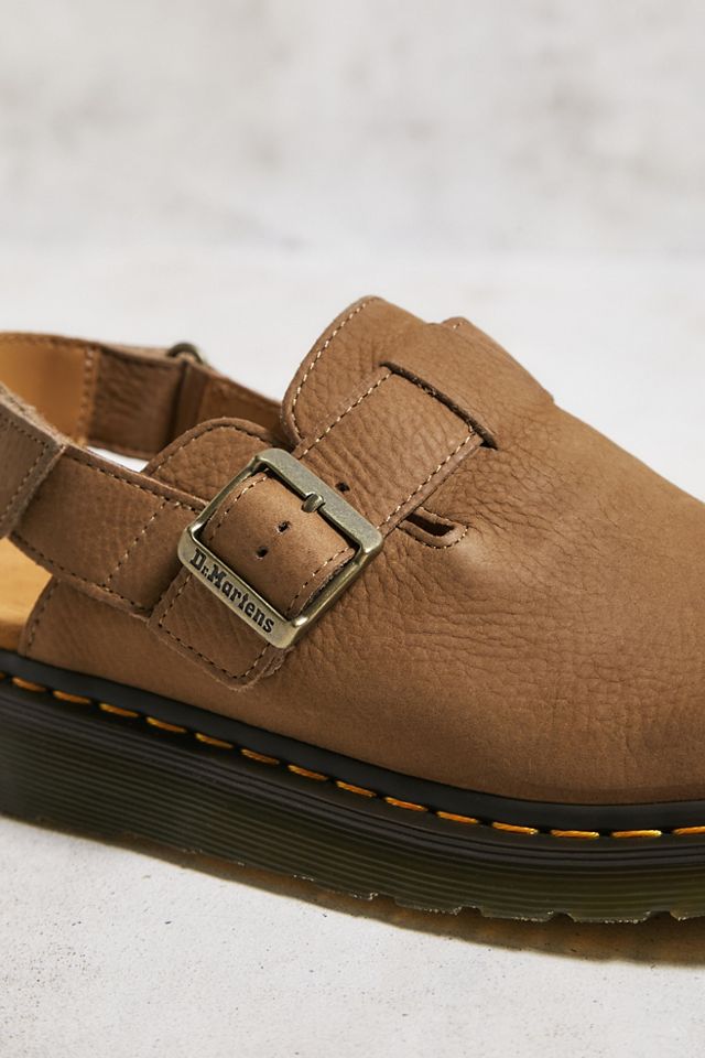 Dr. Martens – Lederschlappen „Jorge II" in Hellbraun #4