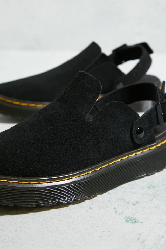 Dr. Martens Black Suede Carlson Sandals  #3