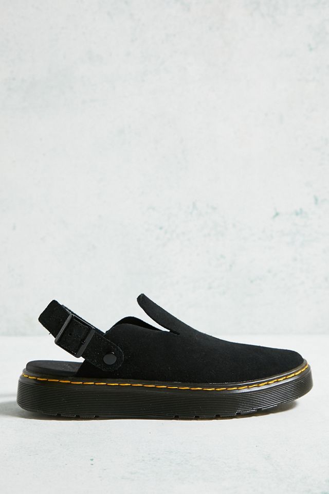 Dr. Martens Black Suede Carlson Sandals  #4