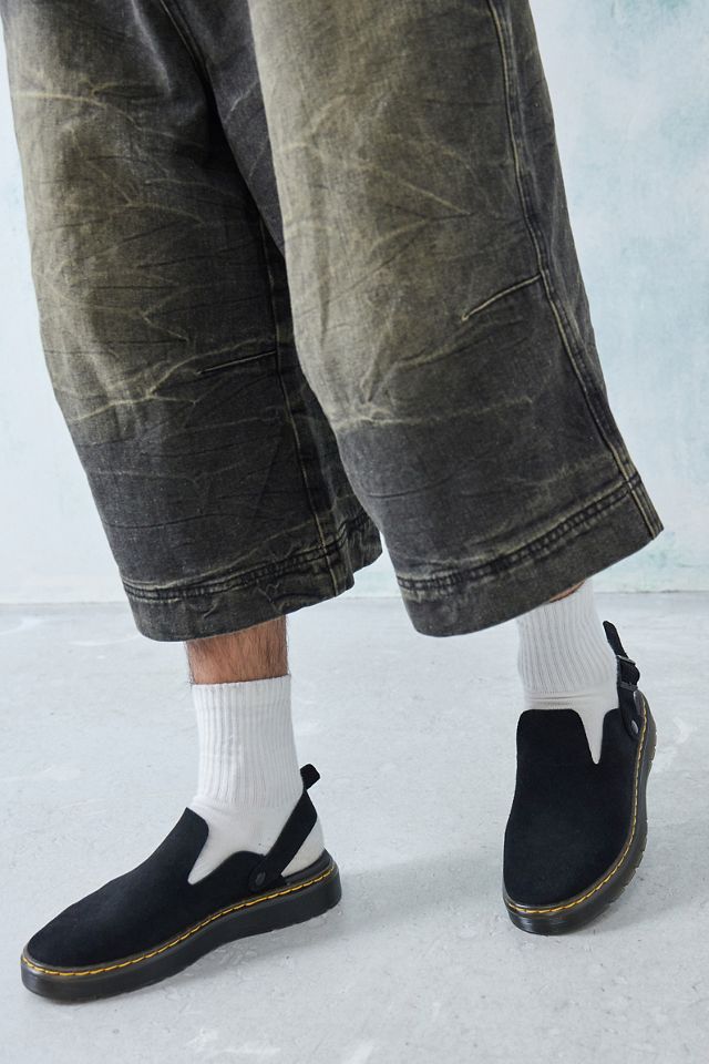 Dr. Martens Black Suede Carlson Sandals  #5