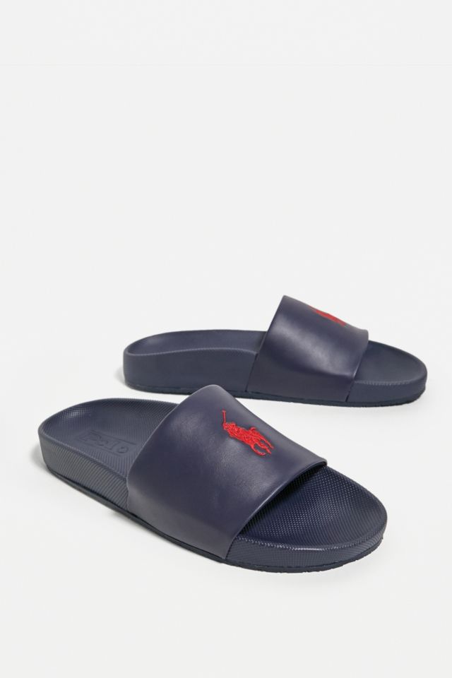 Ralph lauren sliders discount navy