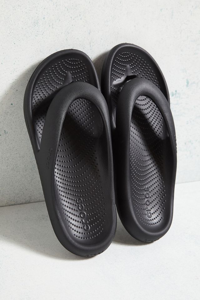 Crocs - Tongs moelleuses noires  #4