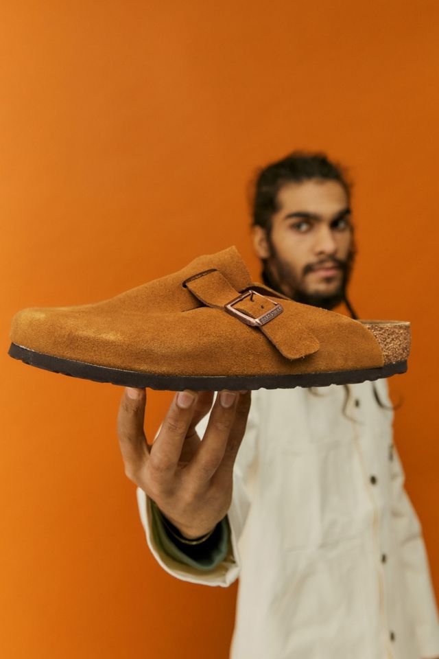 Birkenstock boston best sale mink suede