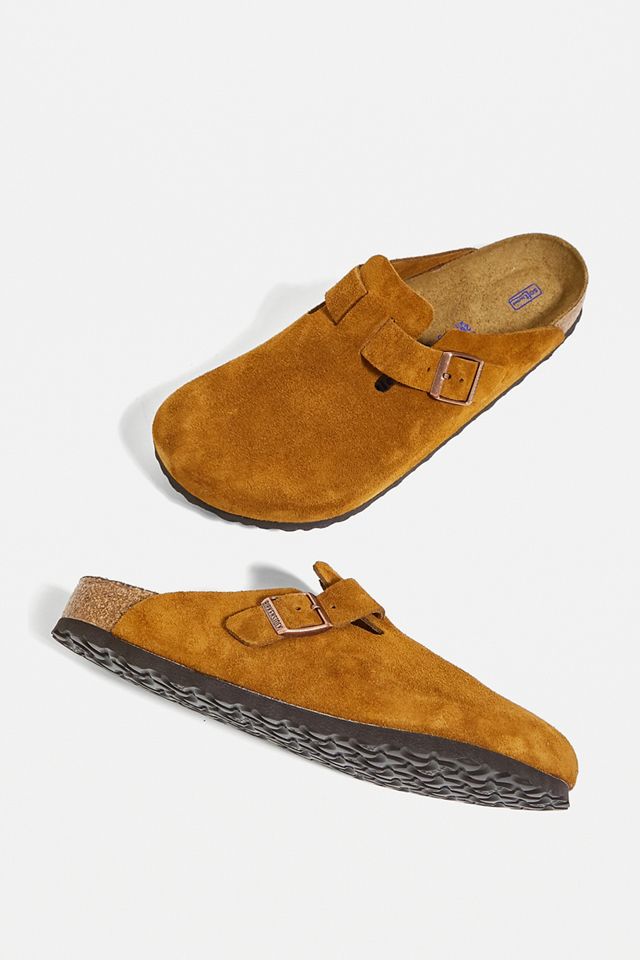 Birkenstock Zuecos de ante natural de visón de Boston #1