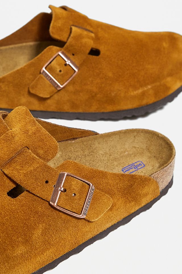 Birkenstock Zuecos de ante natural de visón de Boston #3