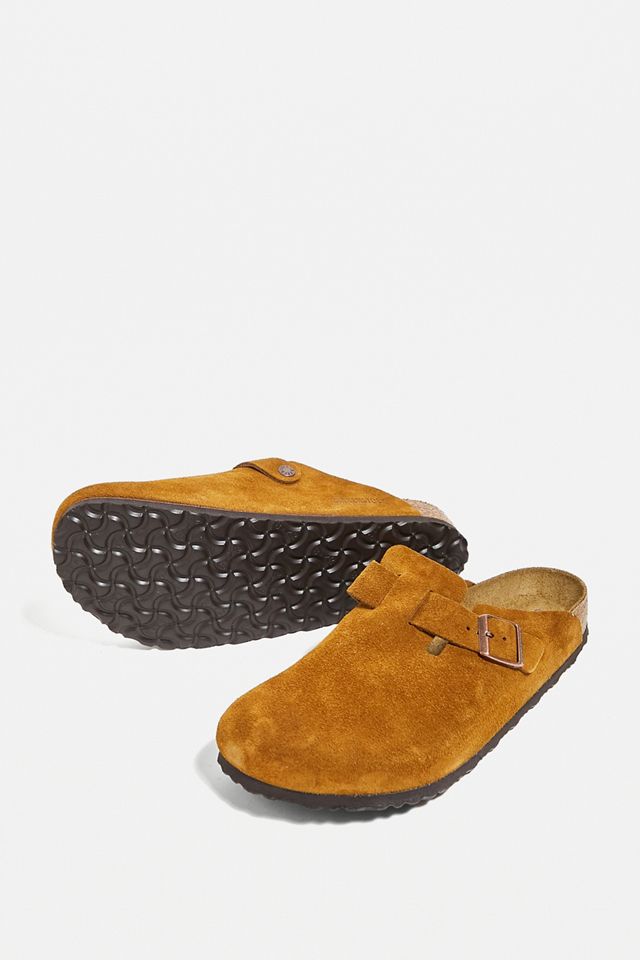 Birkenstock Zuecos de ante natural de visón de Boston #4