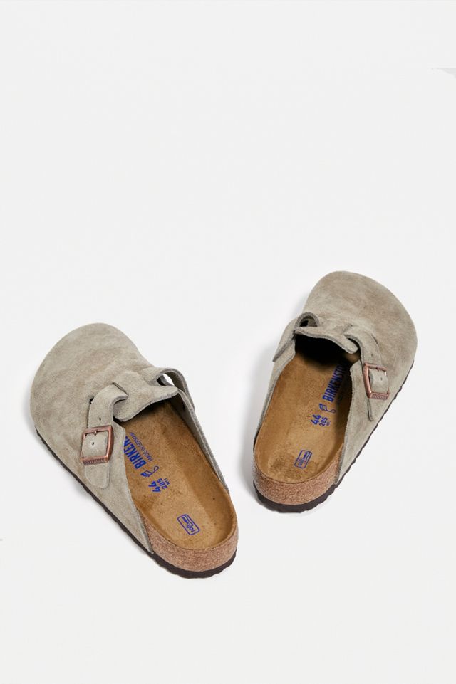 Birkenstock Boston Taupe Natural Suede Clogs #3
