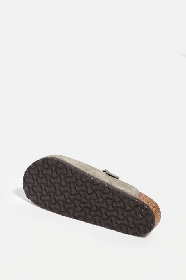 Birkenstock Boston Taupe Natural Suede Clogs #5