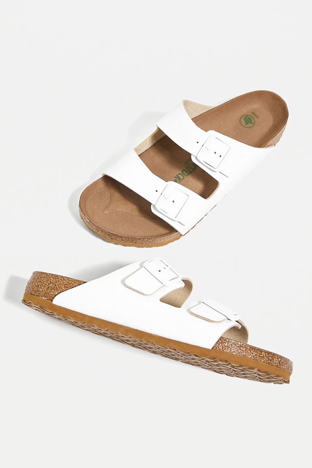 Birkenstock - Sandales Arizona vegan blanches #1