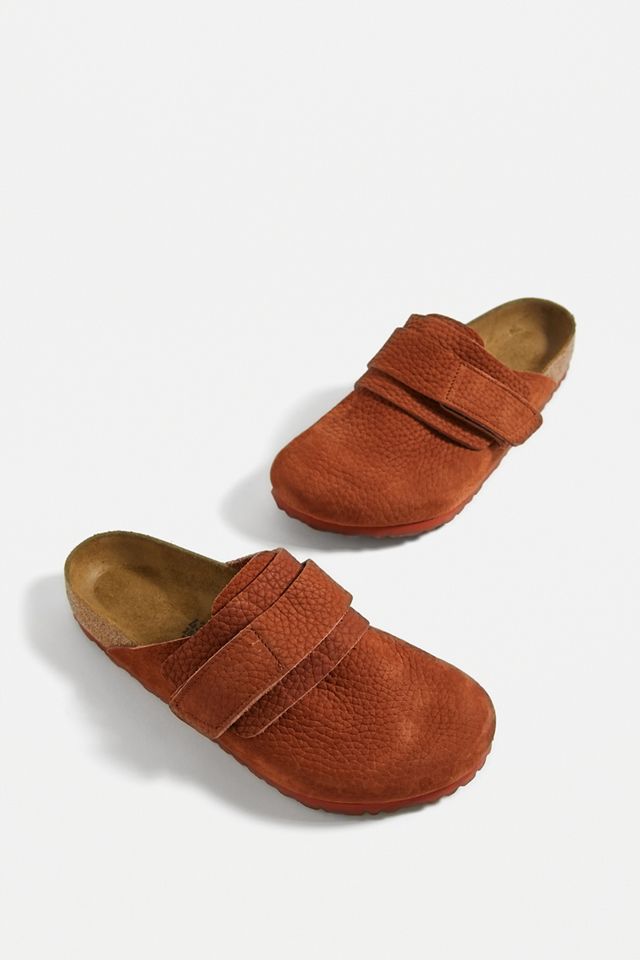 Birkenstock Nagoya Desert Buck Burnt Clay Clogs | Urban Outfitters UK