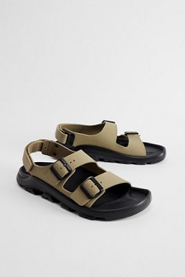 Birkenstock Verblasstes Khaki Mogami Terra Birko-Flor Sandalen