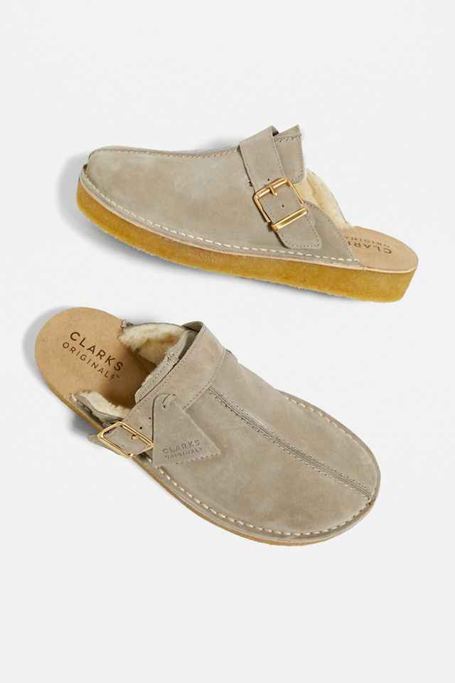 Clarks Originals Mula de caminata de arena forrada de esquila #1