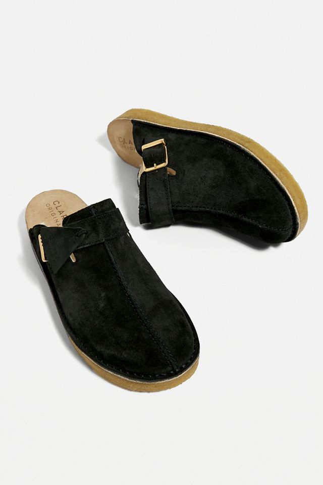 Clarks Originals Shearling Foderato Nero Trek Mulo #1