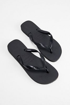 Havaianas Black Top Flip Flops