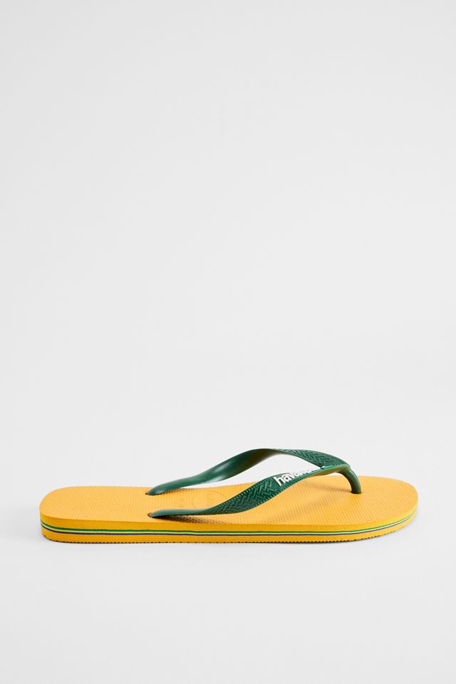 Havaianas Yellow Brasil Flip Flops #1