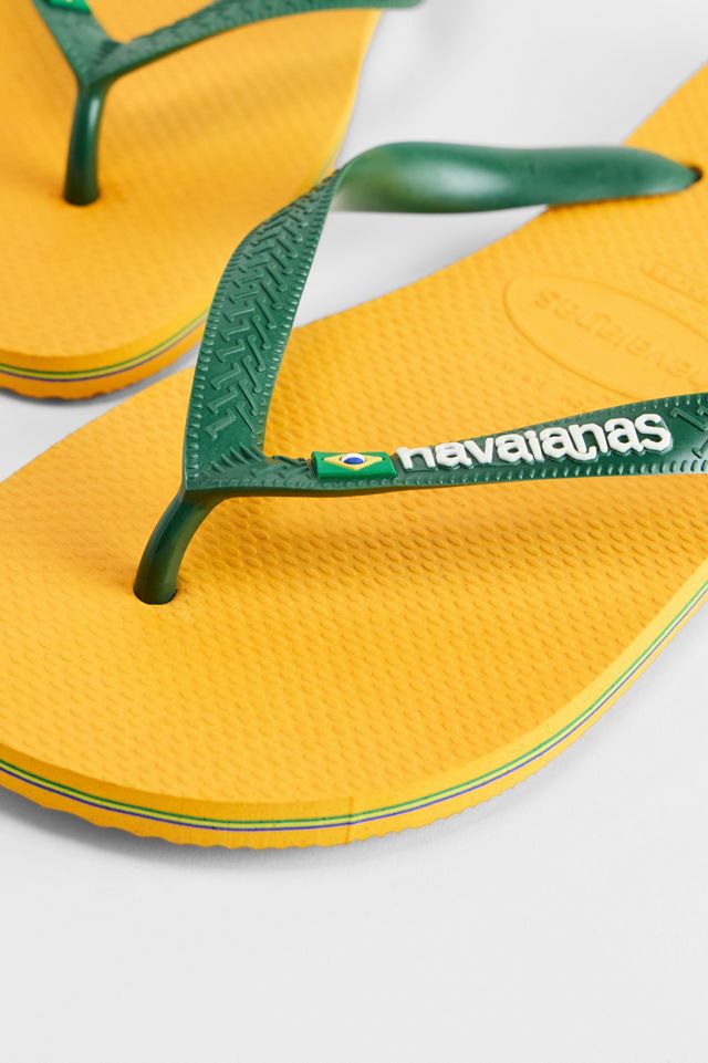 Havaianas Yellow Brasil Flip Flops #2