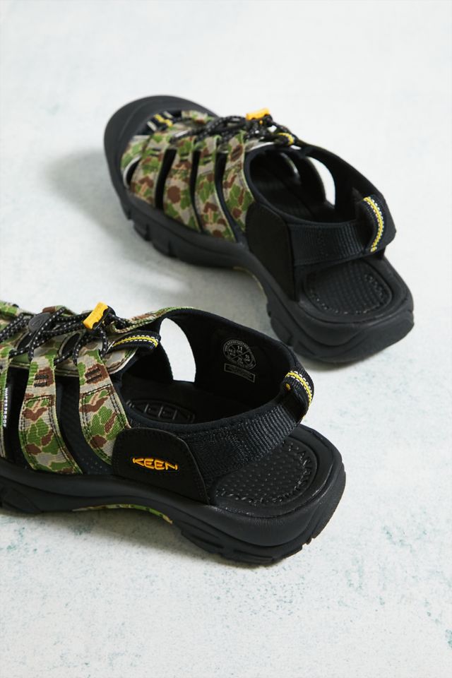 KEEN Fish Eye Camouflage Newport H2 Webbing Sandals