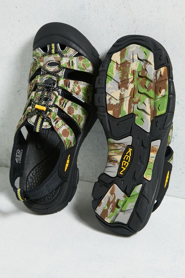 KEEN Fish Eye Camouflage Newport H2 Webbing Sandals #5