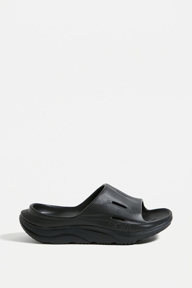 HOKA Black Ora Recovery Slide 3 Sandals #2