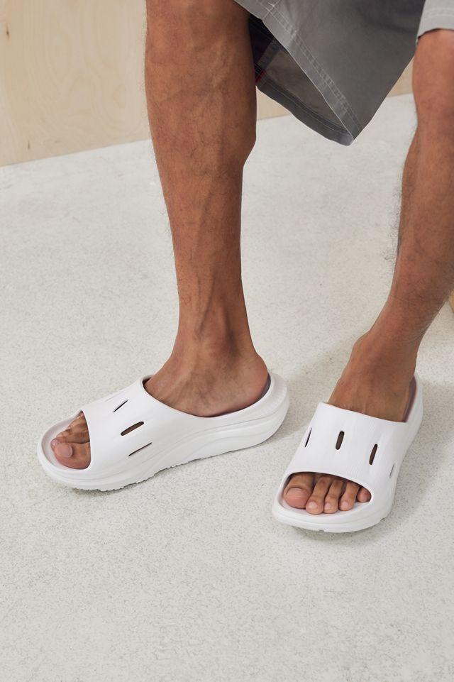 HOKA White Ora Recovery Slide 3 Sandals #1