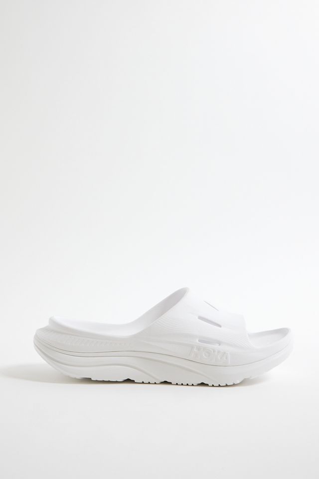 HOKA White Ora Recovery Slide 3 Sandals #2