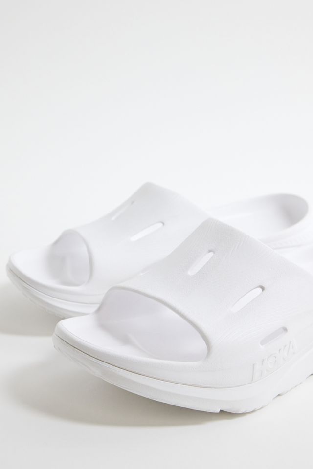 HOKA White Ora Recovery Slide 3 Sandals #3