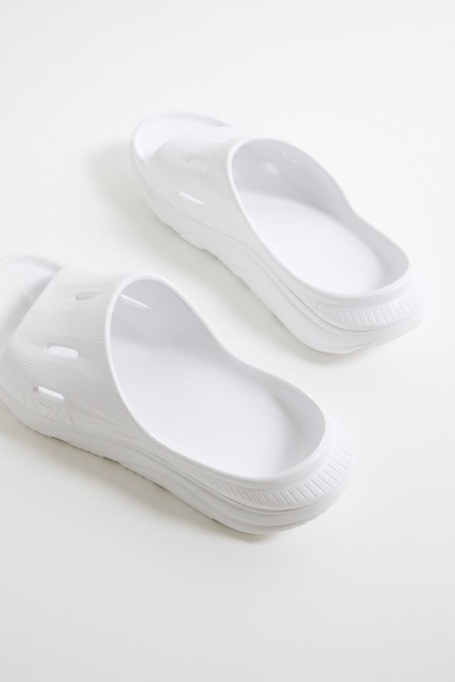 HOKA White Ora Recovery Slide 3 Sandals #4
