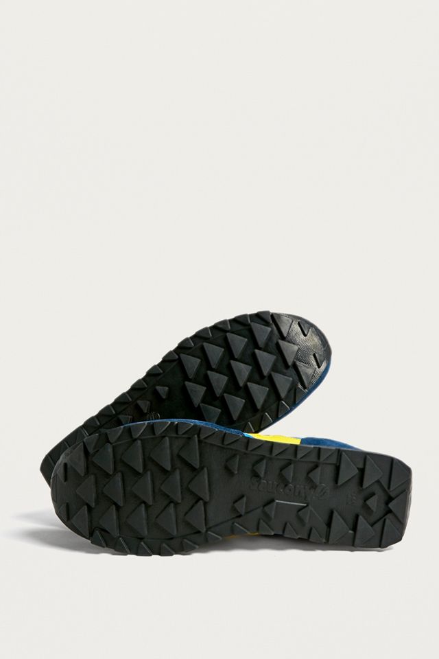 Saucony Jazz Original Royal and Gold Trainers #3