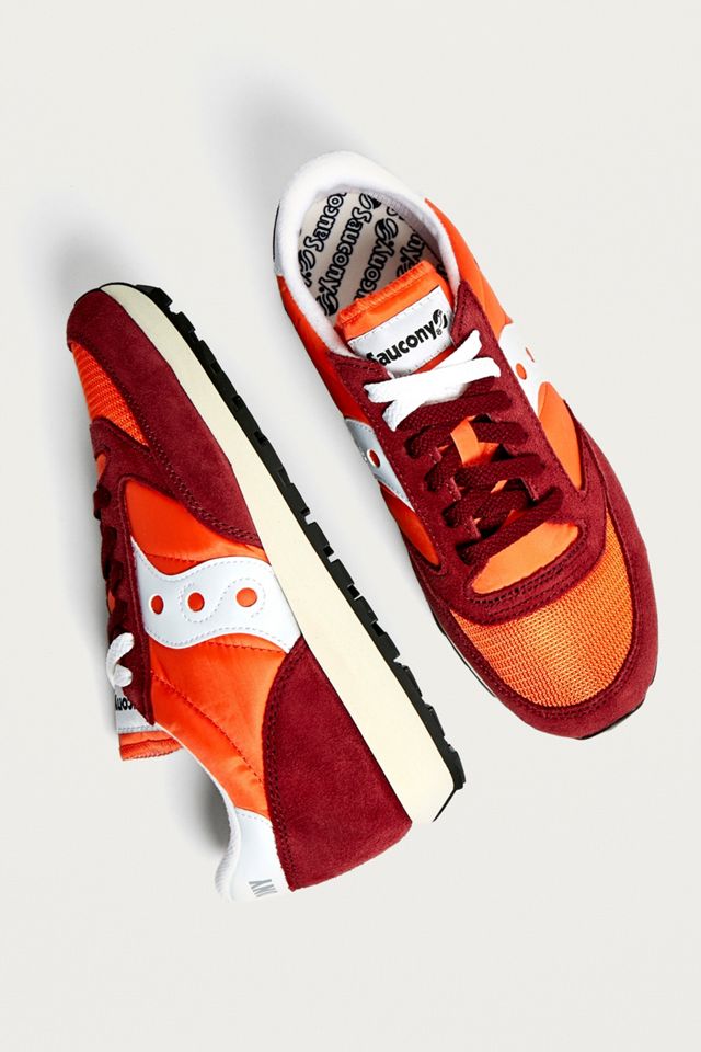 Saucony – Sneaker „Jazz Original“ in Orange und Weiß #1