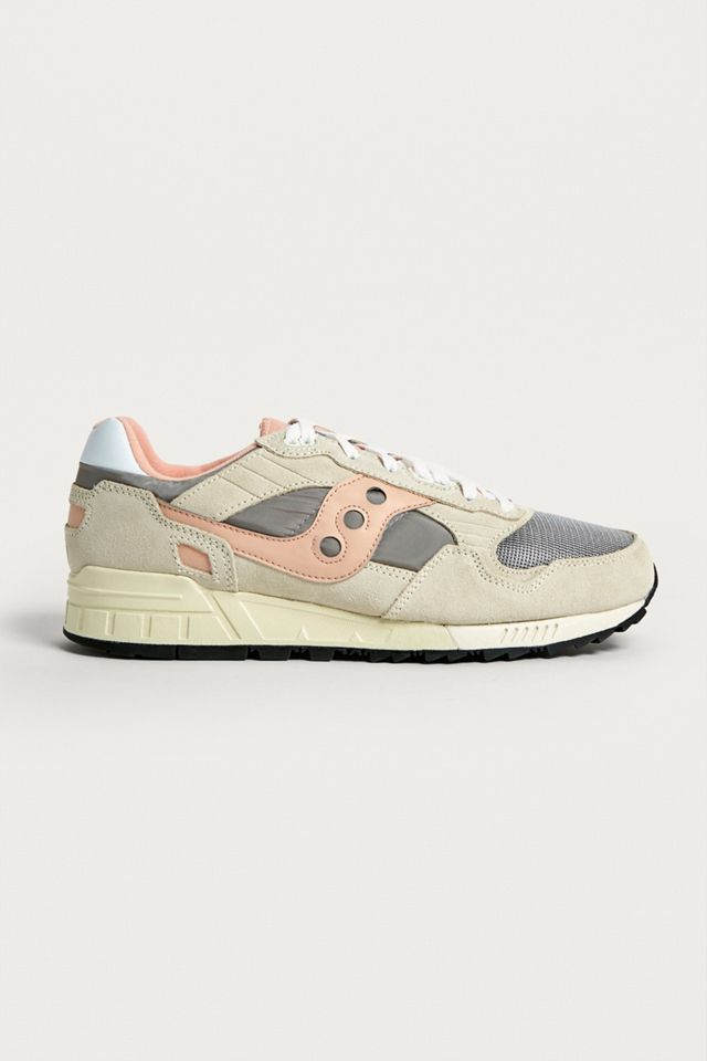 Saucony Shadow 5000 Vintage Creme and Pink Trainers #1
