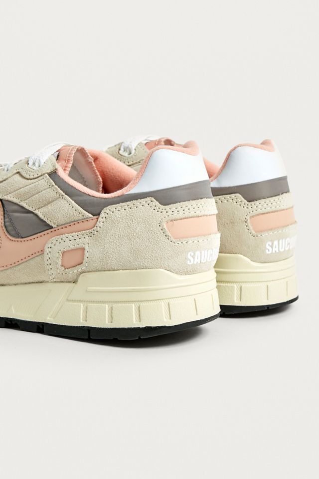Saucony Shadow 5000 Vintage Creme and Pink Trainers #3