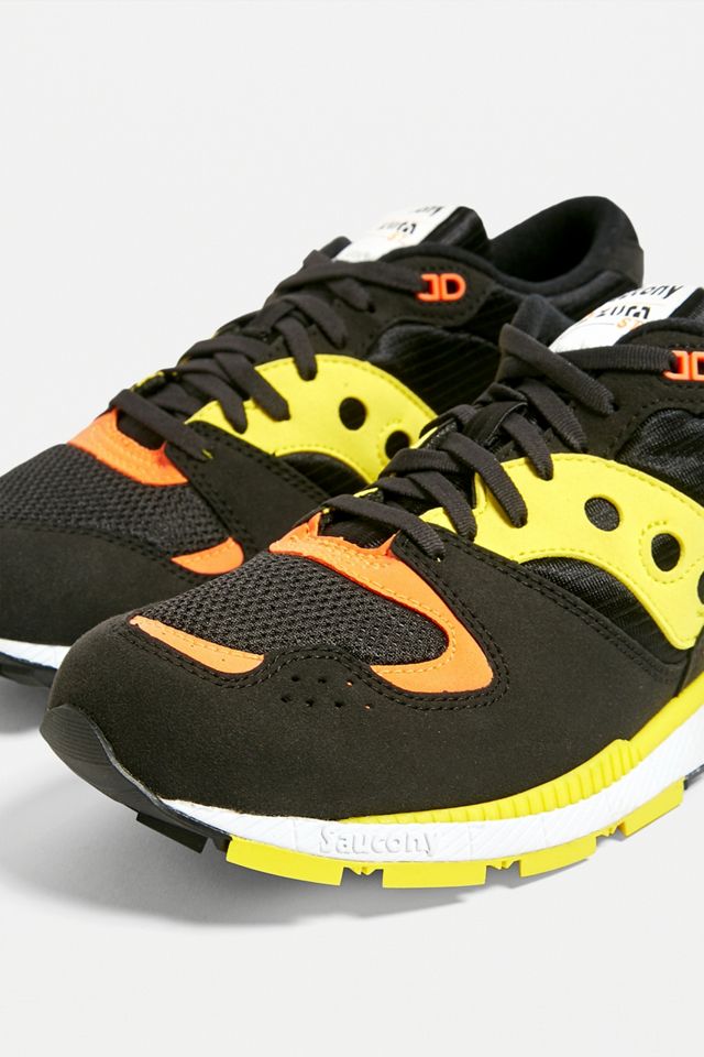 Saucony – Sneaker „Azura“ in Schwarz, Gelb und Orange #2