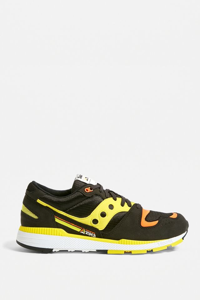 Saucony – Sneaker „Azura“ in Schwarz, Gelb und Orange #3