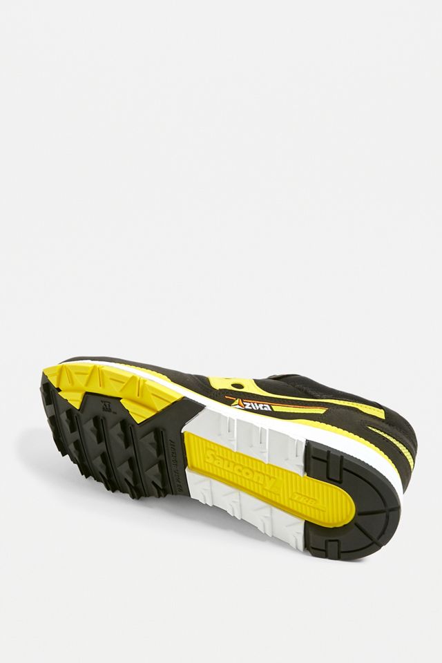 Saucony – Sneaker „Azura“ in Schwarz, Gelb und Orange #4