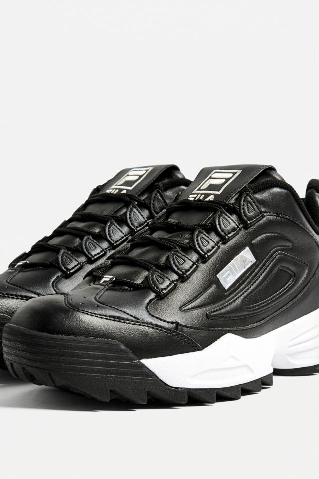 Fila disruptor deals 3 black suede