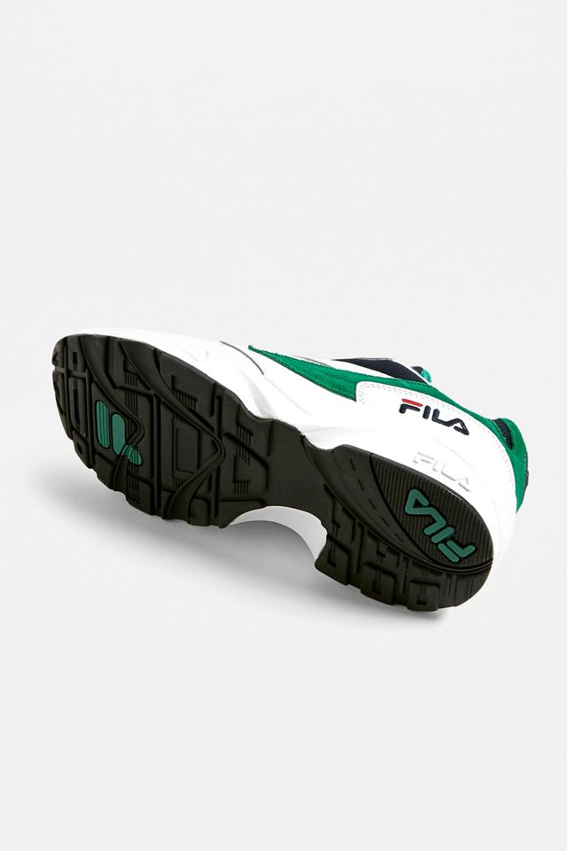 FILA - Baskets Venom blanches et vert clairière #4
